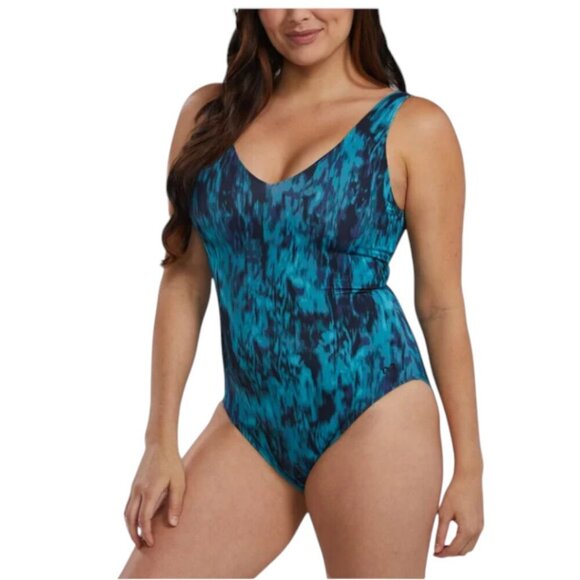 NEW TYR One Piece Swimsuit | Blue Design - Picture 1 of 7